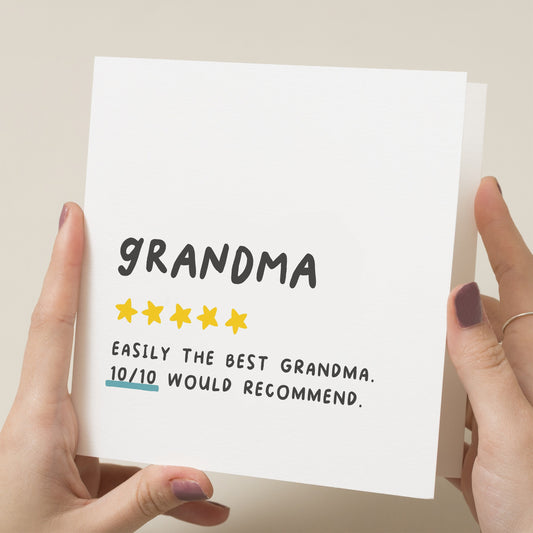 Card For Grandma, Grandma Birthday Card, To Her, Birthday Gift For Grandma, Happy Birthday Nan, To Grandma, Nan, Nanna, Nanny