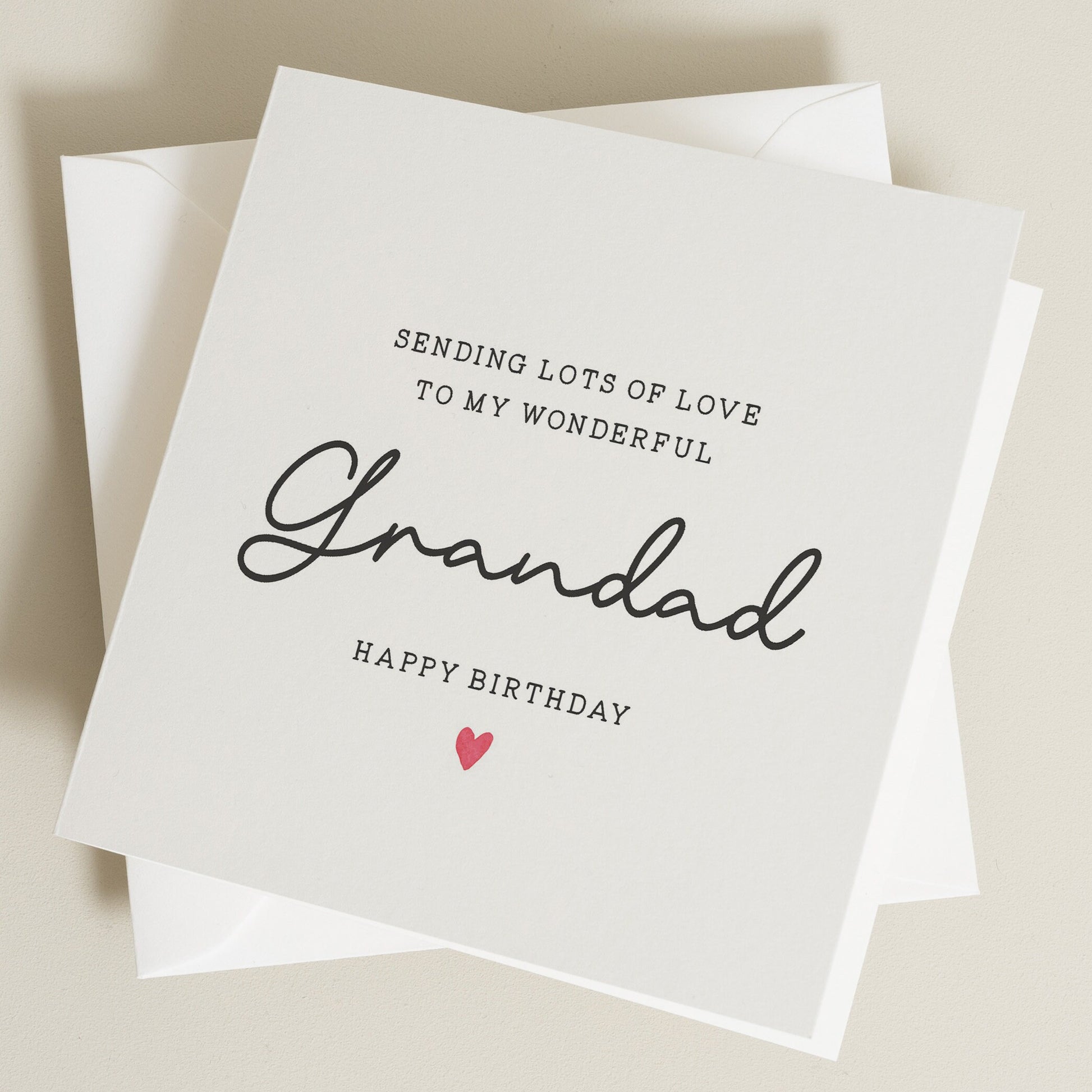 Grandad Birthday Card, Birthday Card For Wonderful Grandad, Birthday Gift For Grandad, The Best Grandad, Grandpa Birthday Gift