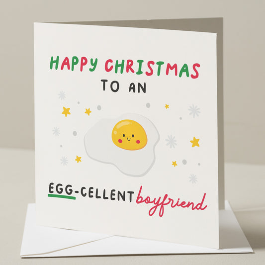 Boyfriend Christmas Card, Christmas Card For Boyfriend, Funny Christmas Card For Him, Boyfriend Xmas Card, Gift, Man Christmas Card