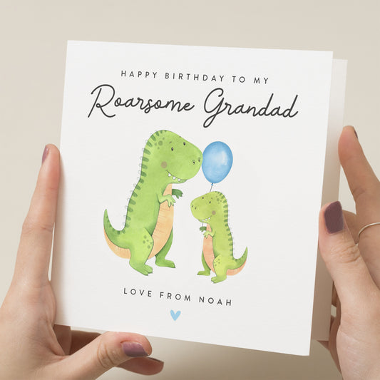 Grandad Birthday Card, Grandpa Birthday Card, Happy Birthday Grandad, Personalised Grandad Birthday Card, Card From Grandchild