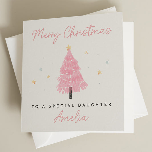 Custom Christmas Card To Daughter, Special Daughter Christmas Card, Christmas Card For Daughter, Xmas Gift For Daughter