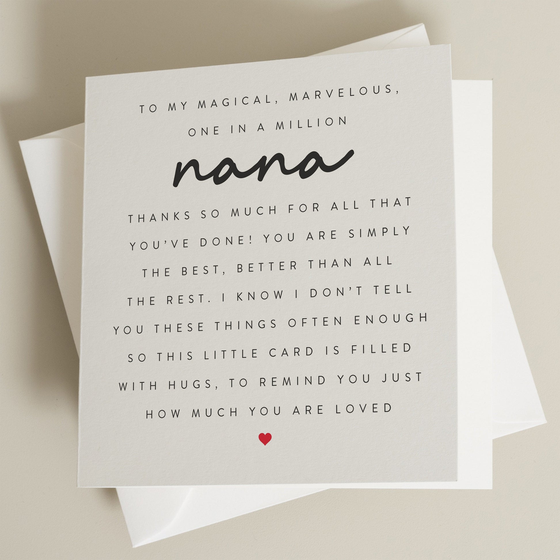 Nana Mothers Day Card. Happy Mothers Day Card For Nana, Nanny Mothers Day Card, Mothers Day Card For Nana, Cute Mothers Day Card MD052