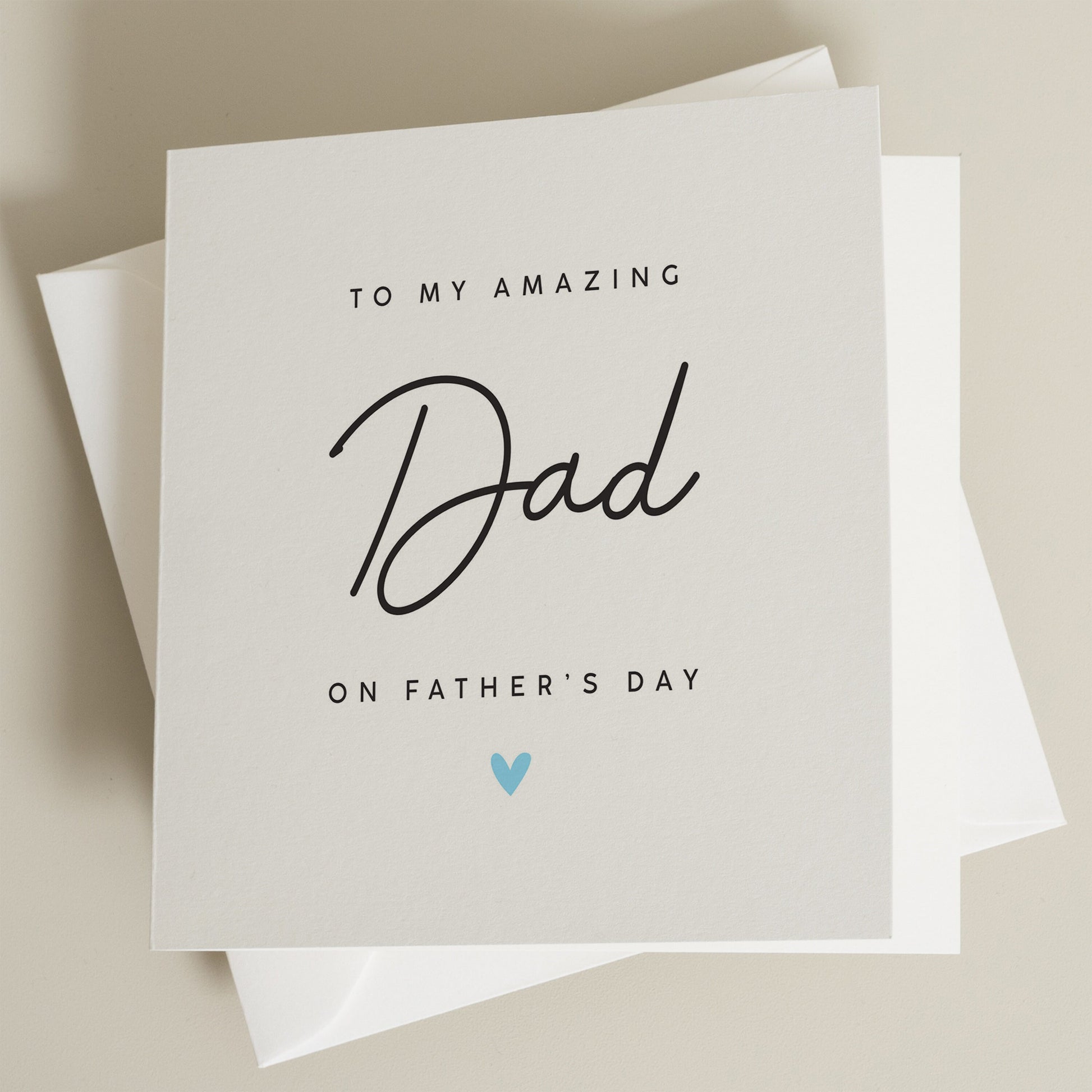 Fathers Day Gift For Dad, Amazing Dad Card, Fathers Day Card From Son, From Daughter, Happy Fathers Day To My Amazing Dad, Gift For Dad