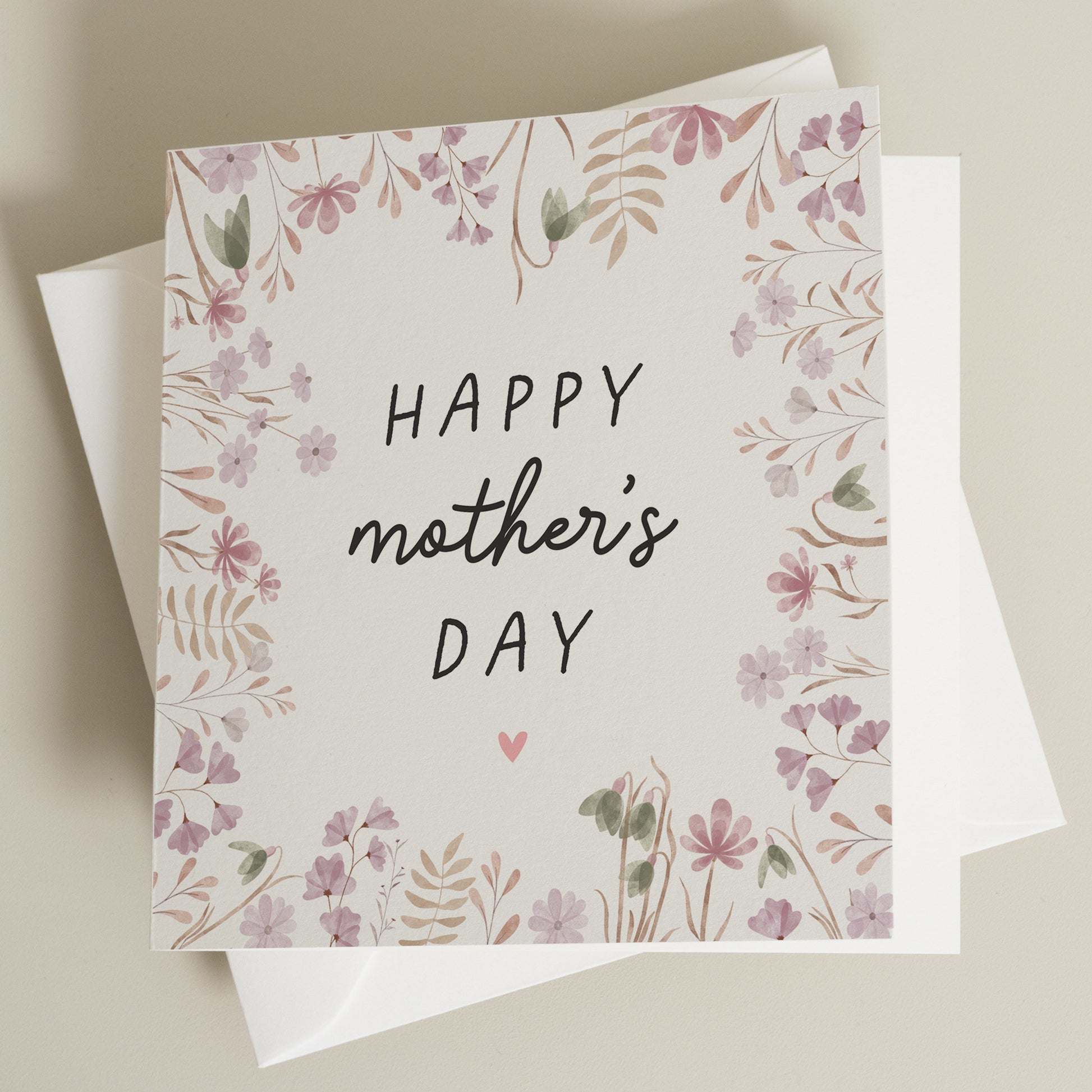 Happy Mothers Day Card, Mothers Day Card, Mothers Day Card With Flowers, Card For Mothers Day, Special Card For Mothers Day, Mothers Day