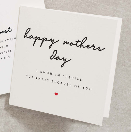 Happy Mothers Day Card. Funny Mothers Day Card, Mothers Day Card For Mum, Cute Mothers Day Card For Mummy, Mum Mothers Day Cad MD086