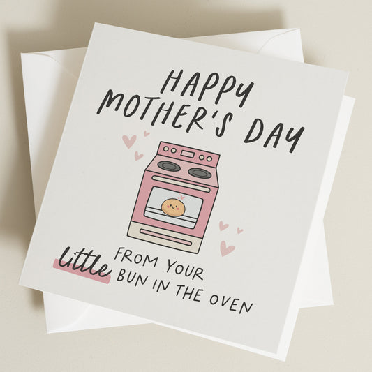 Mother&#39;s Day Card From The Bump, Mummy To Be, Mothers Day Card For Mum To Be, Special Card, First Mothers Day Card, 1st Card For Mothers Day