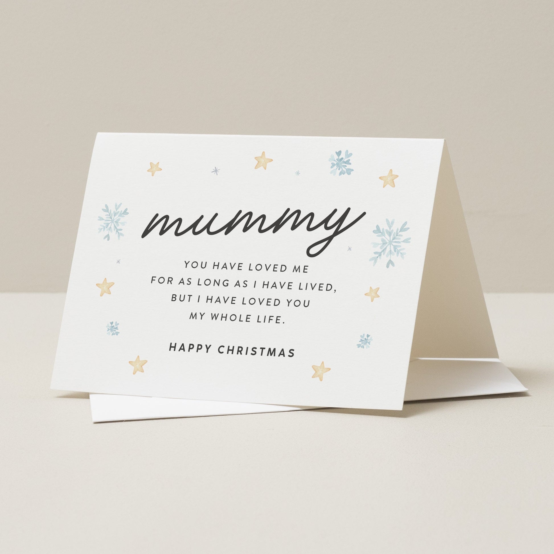 First Christmas As My Mummy, Mummy Christmas Card From Baby, Mum Christmas Card, Cute Newborn Christmas Card For New Mum, Xmas Gift