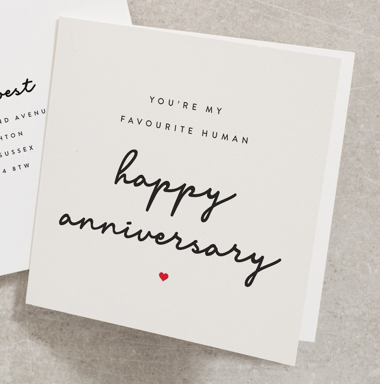 Happy Anniversary For Partner Card, Anniversary Card For Husband, Boyfriend Anniversary Card, Girlfriend Card For Anniversary AN013