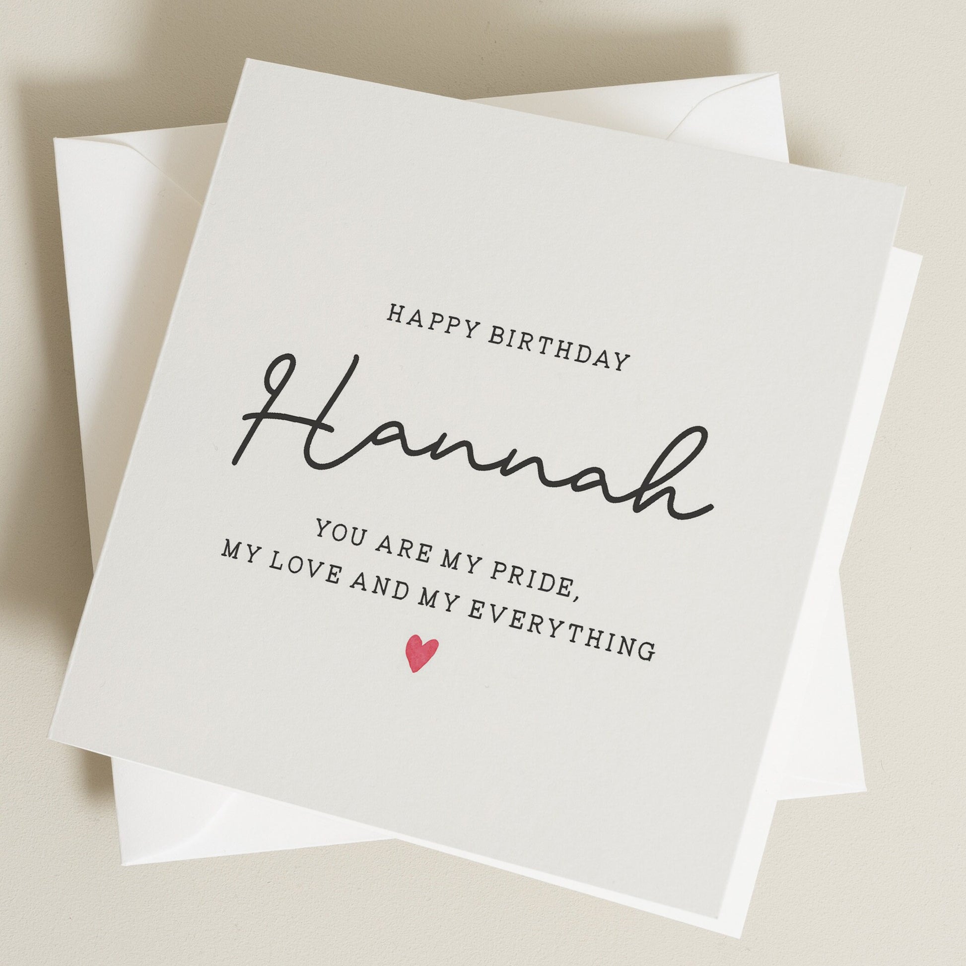 Girlfriend Birthday Card, Personalised Birthday Card For Wife, Birthday Card For Her, Partner Birthday Gift, Fiancee Birthday Gift