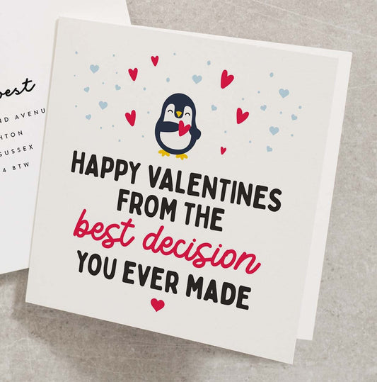 Happy Valentines Card For Boyfriend, Husband Valentines Day Card, Valentines Day Card For Partner, Special Valentines Day Card VC174