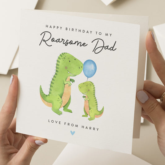 Dad Birthday Card, Personalised Birthday Card For Dad, Happy Birthday Dad, Special Dad Birthday Card, Card From Son, From Daughter, To Daddy