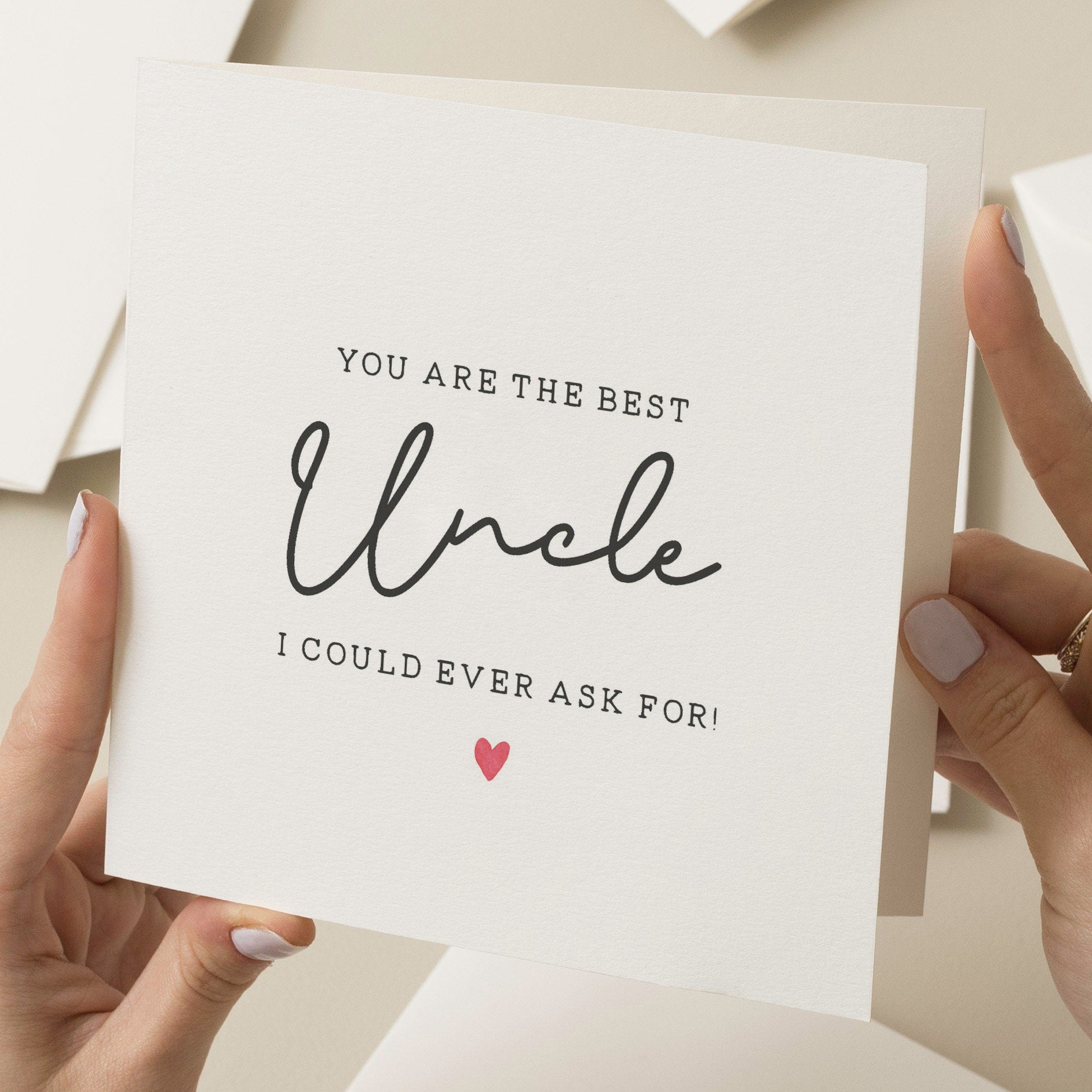 Best Uncle Birthday Card, Uncle Birthday Gift, Birthday Gift For Him, Happy Birthday Uncle Card, Birthday Gift For Uncle