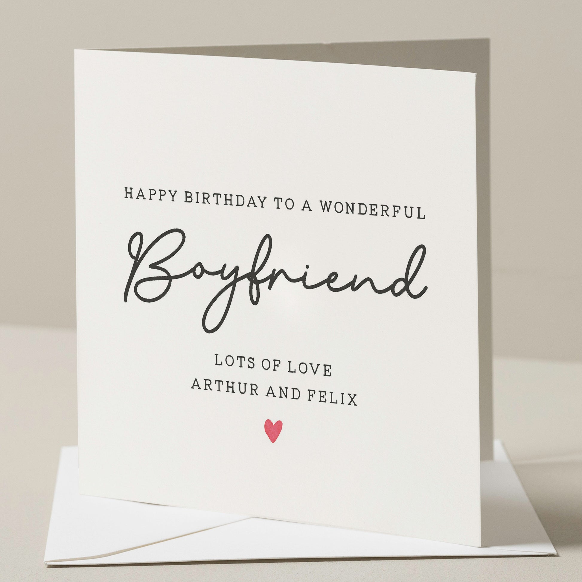 Cute Birthday Card For Him, Personalised Boyfriend Birthday Card, Birthday Gift For Boyfriend, Birthday Card For Boyfriend, Card For Him