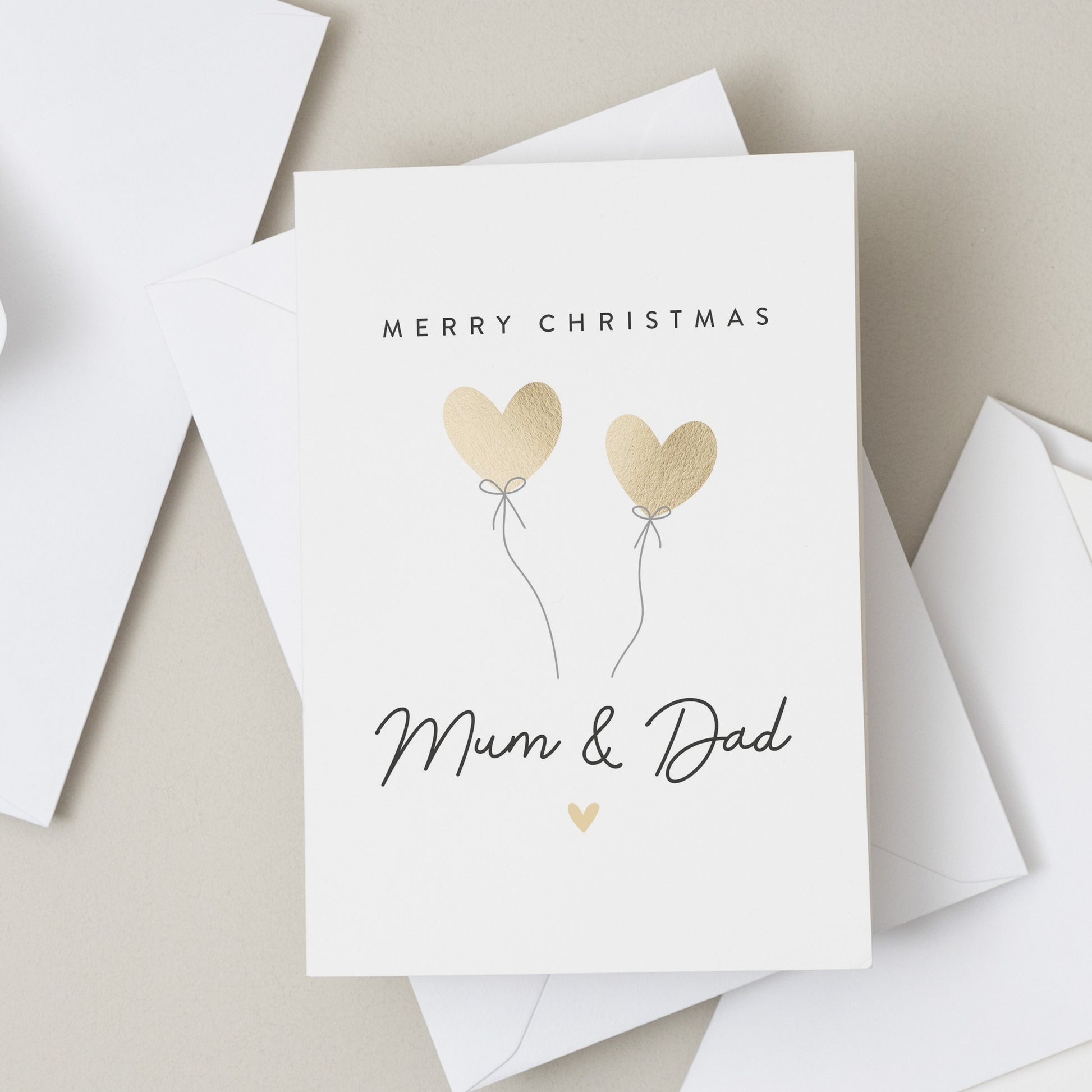 Mum And Dad Christmas Card, Christmas Card For Mum And Dad, Christmas Card, Christmas Card For Parents, Xmas