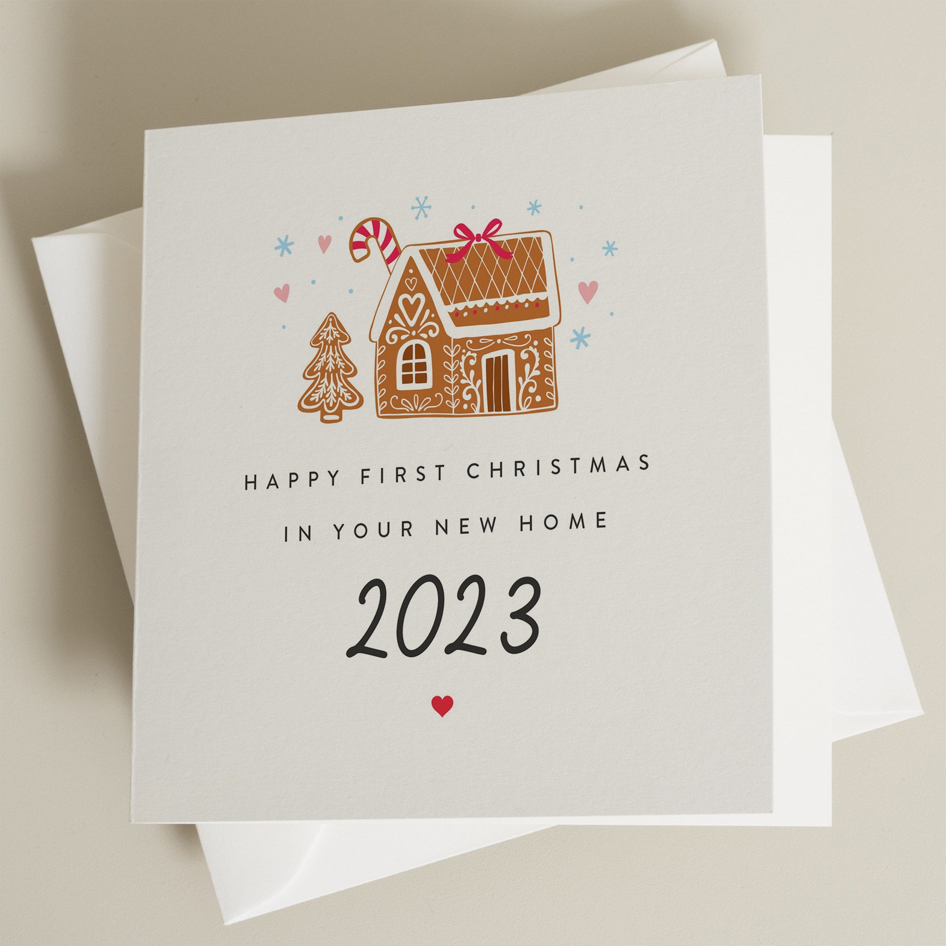 2023 1st Christmas In New Home, New Home Christmas Card, Friends Christmas Card, Card For Home, Friends Christmas Card, Christmas Friend