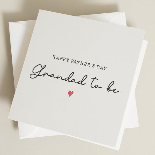 Grandad To Be Fathers Day Card, Cute Fathers Day Card For Grandad To Be, Grandad Fathers Day Card From Bump, Cute Card For Grandad From Baby