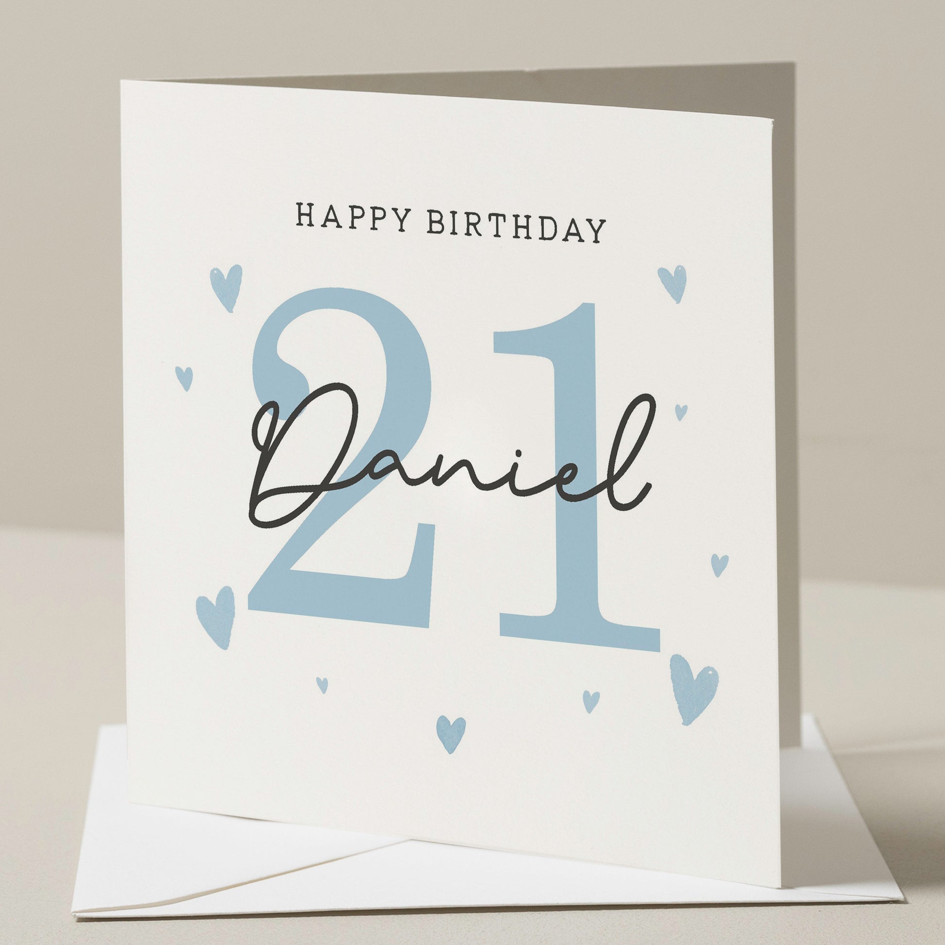 Personalised 21st Birthday Card, For Son, 21st Birthday Card For Brother, 21st Birthday Card For Uncle, 21st Birthday Gift For Nephew