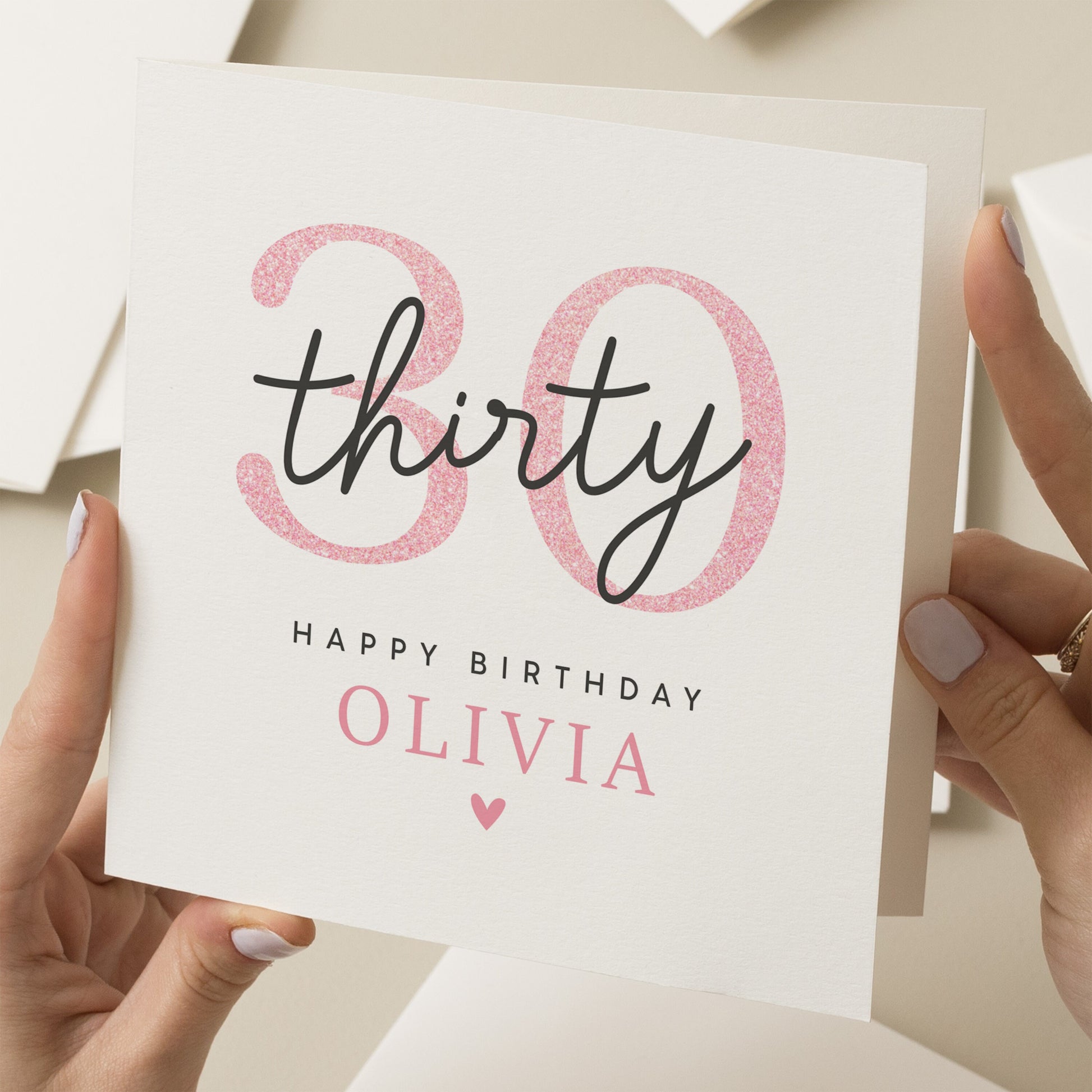 30th Birthday Card For Daughter, Thirtieth Birthday Card For Her, 30th Birthday Card, 30th Birthday Gift For Sister, Friend, Bestie