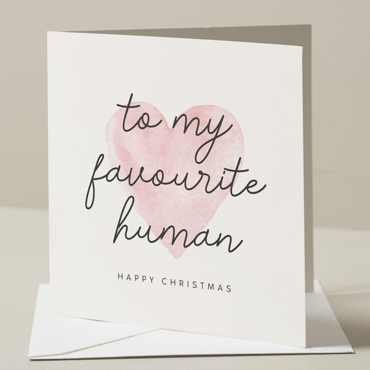 Boyfriend Christmas Card, To my Favourite Christmas Card, Christmas Card For Girlfriend, Wife Christmas Card, Husband Christmas Card, Xmas