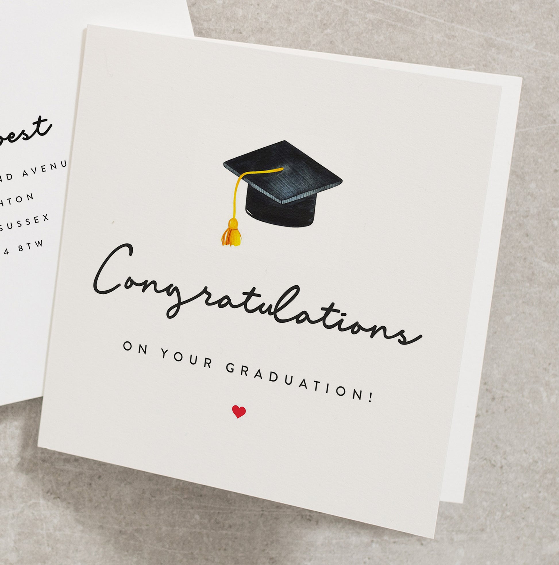 Congratulations On Your Graduation Card, Personalised Graduation Card, Well Done, So Proud of You, Graduation Card EC012