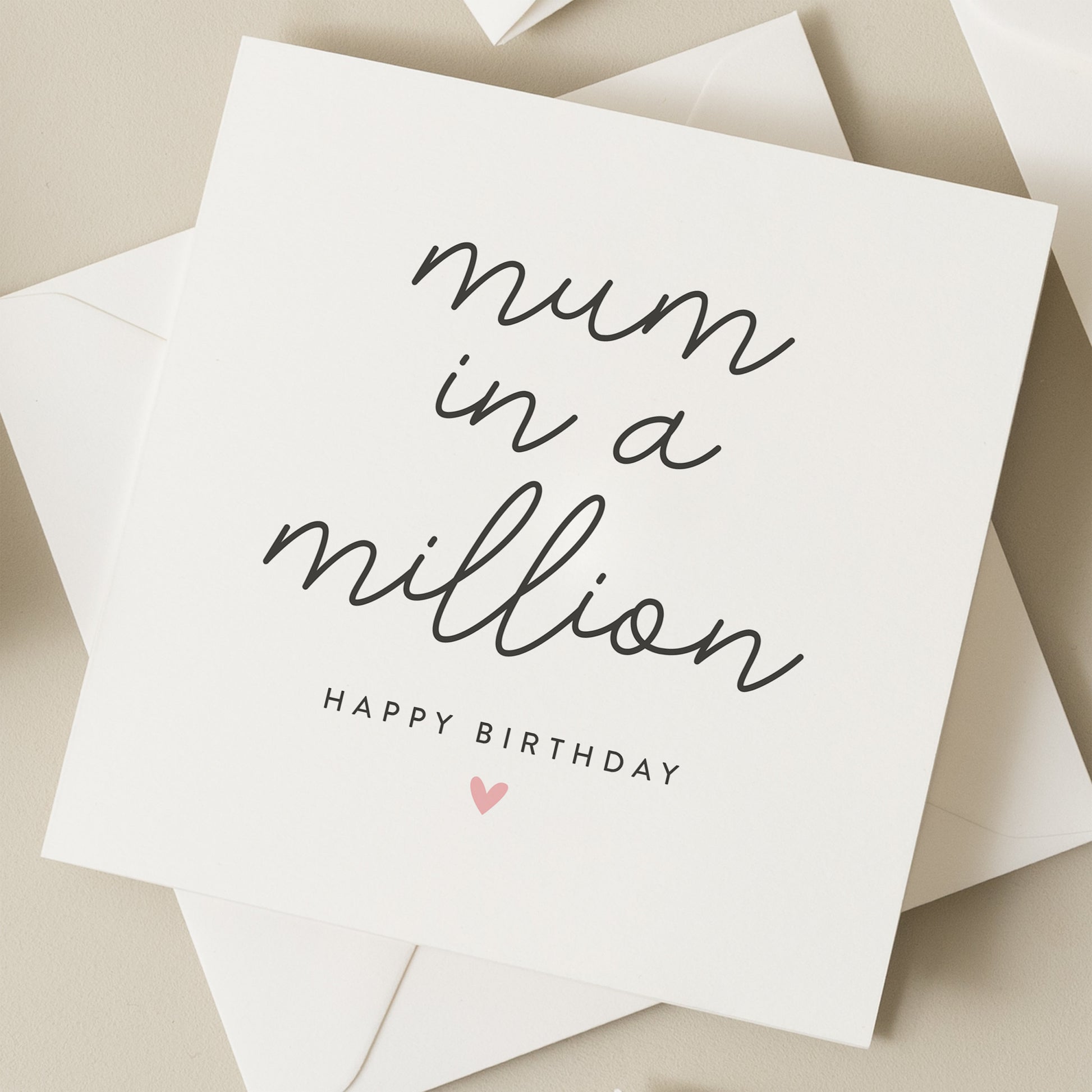 Special Mum birthday Card, Mum In A Million Card, Birthday Card Mum, For Mum, Mum UK, Mum Birthday Card BC056