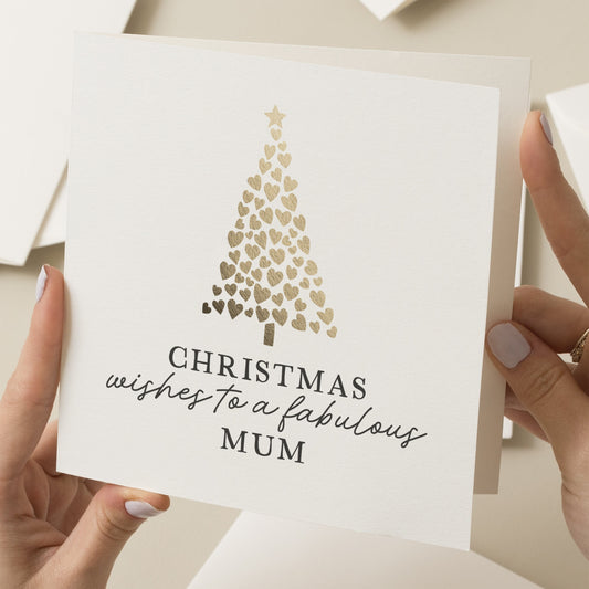 Mum Christmas Card, Christmas Card For Mum, Mum Christmas Gift, Xmas Card For Mum, Mum Xmas Gift, Simple Mum Christmas Card, Mummy, Mother