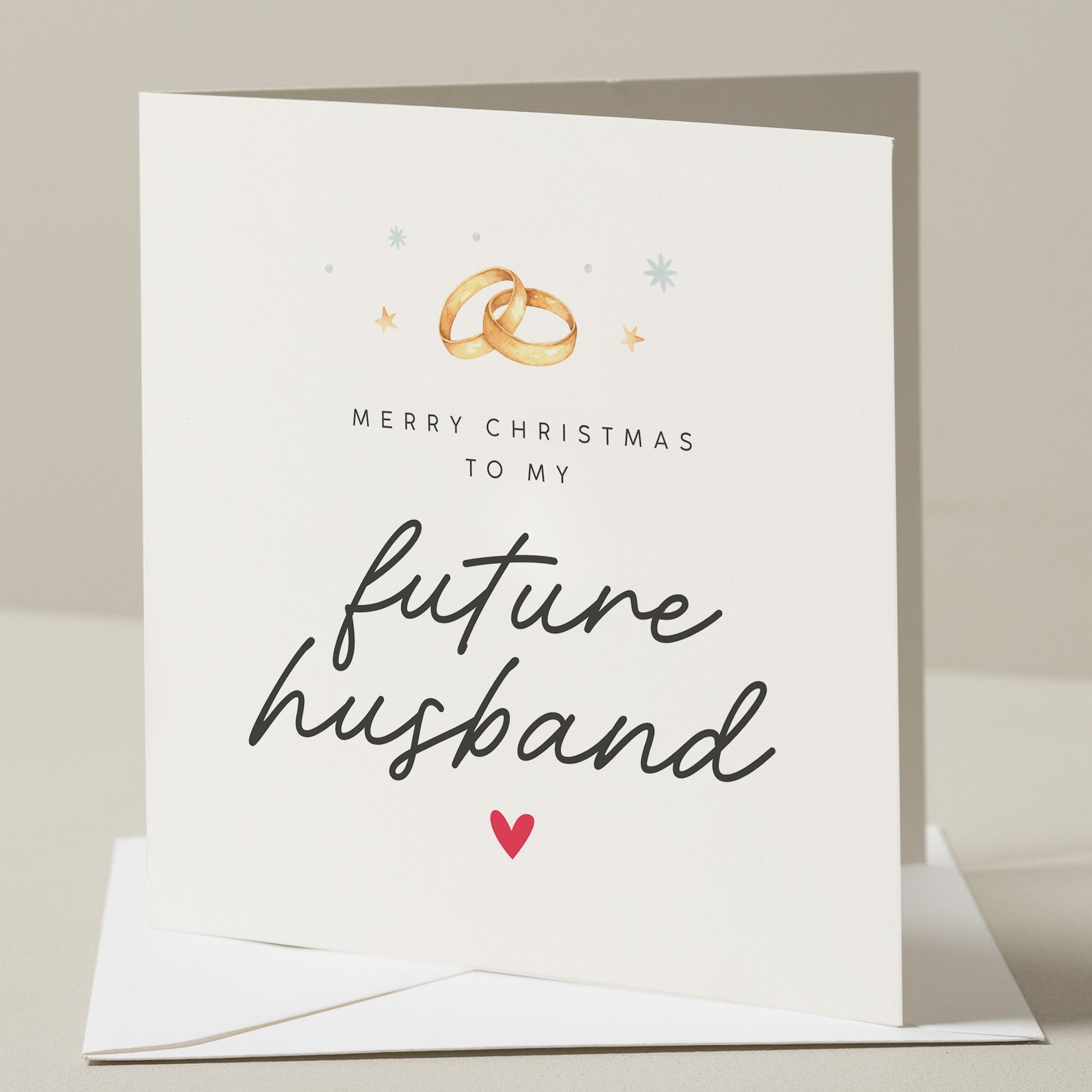 Future Husband Christmas Card, Husband To Be, Christmas Gift For Fiance, Romantic Christmas Card, Christmas Card To Partner, Xmas Card Man