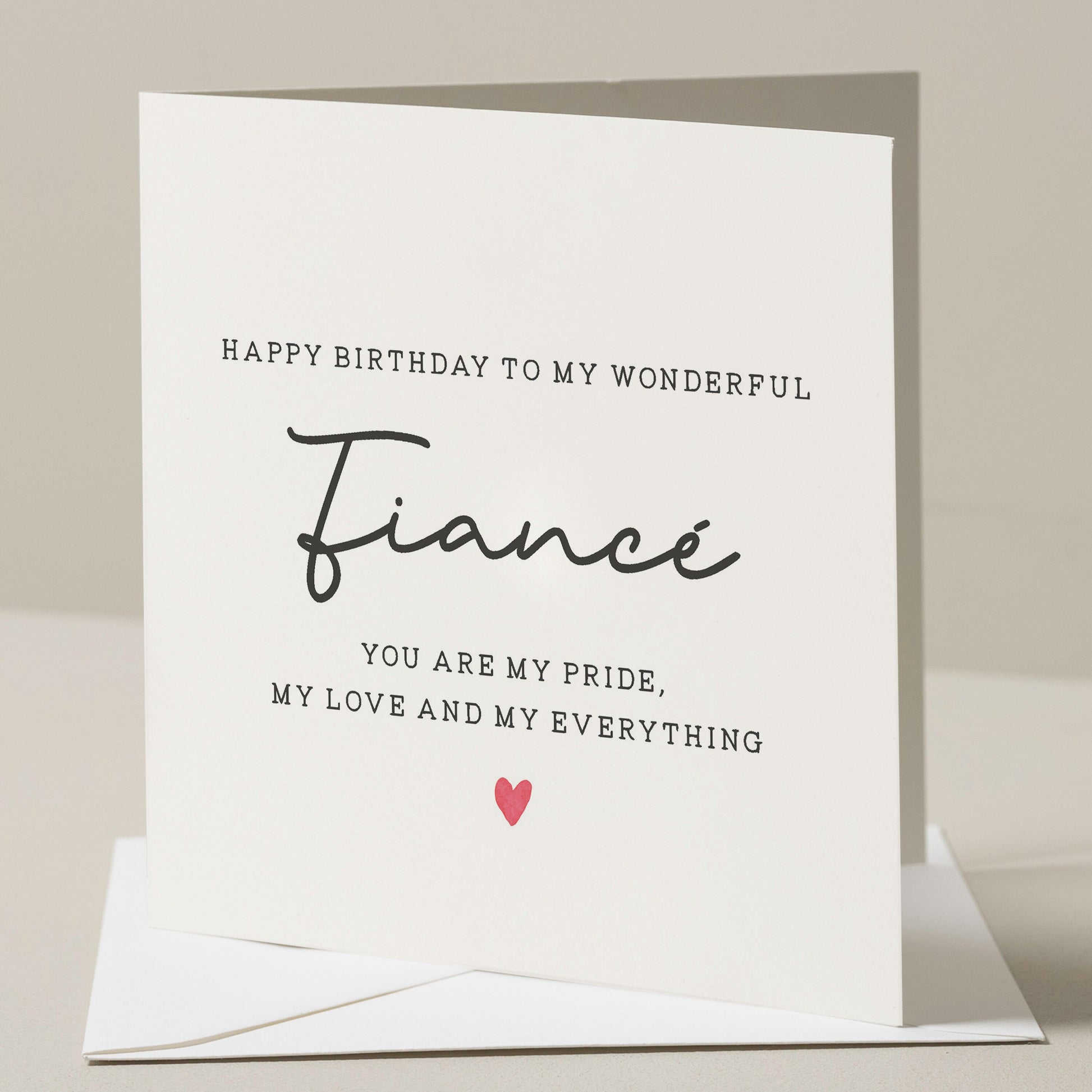 Birthday Card For Fiancé, Fiancé Birthday Card, Birthday Card For Him, Fiance Birthday Gift, Partner Gift For Them, Cute Birthday Card