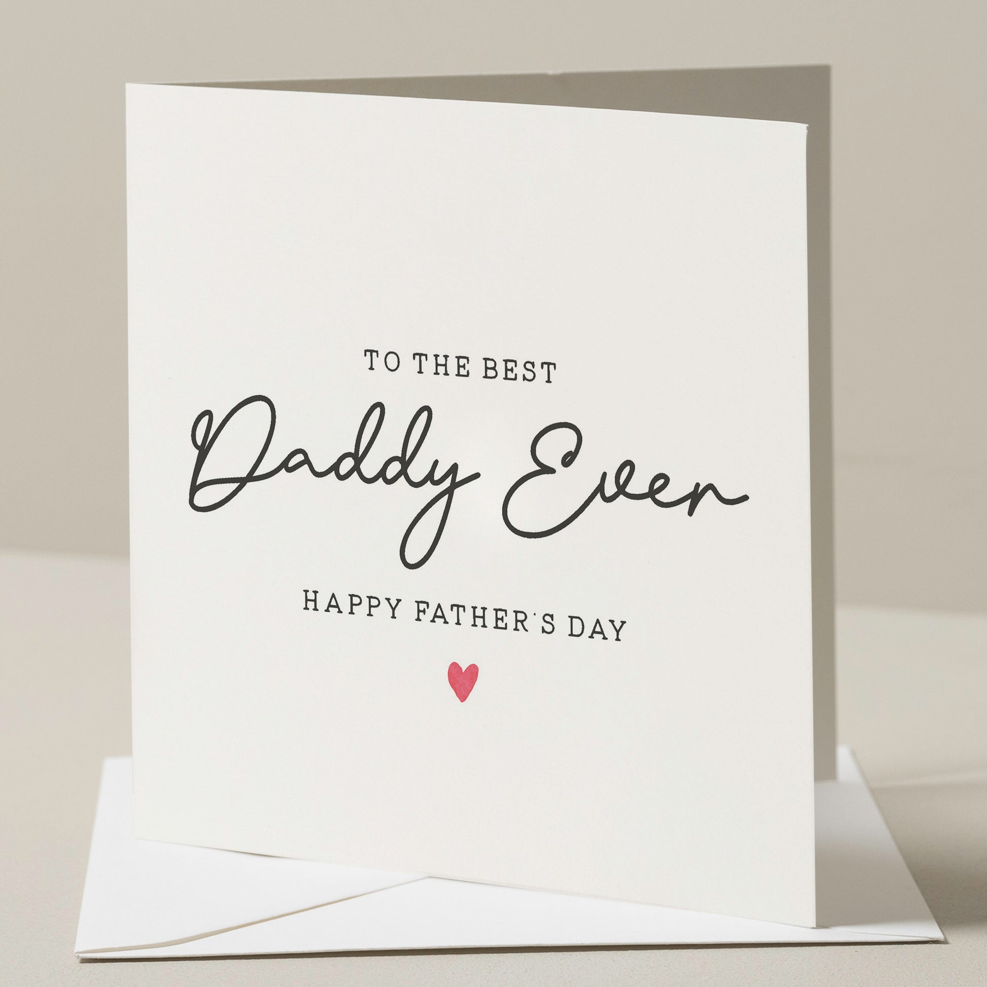 Daddy Fathers Day Card, Best Daddy Ever Fathers Day Card, Fathers Day Gifts From Daughter, Fathers Day Card For Daddy, Cute Daddy Card