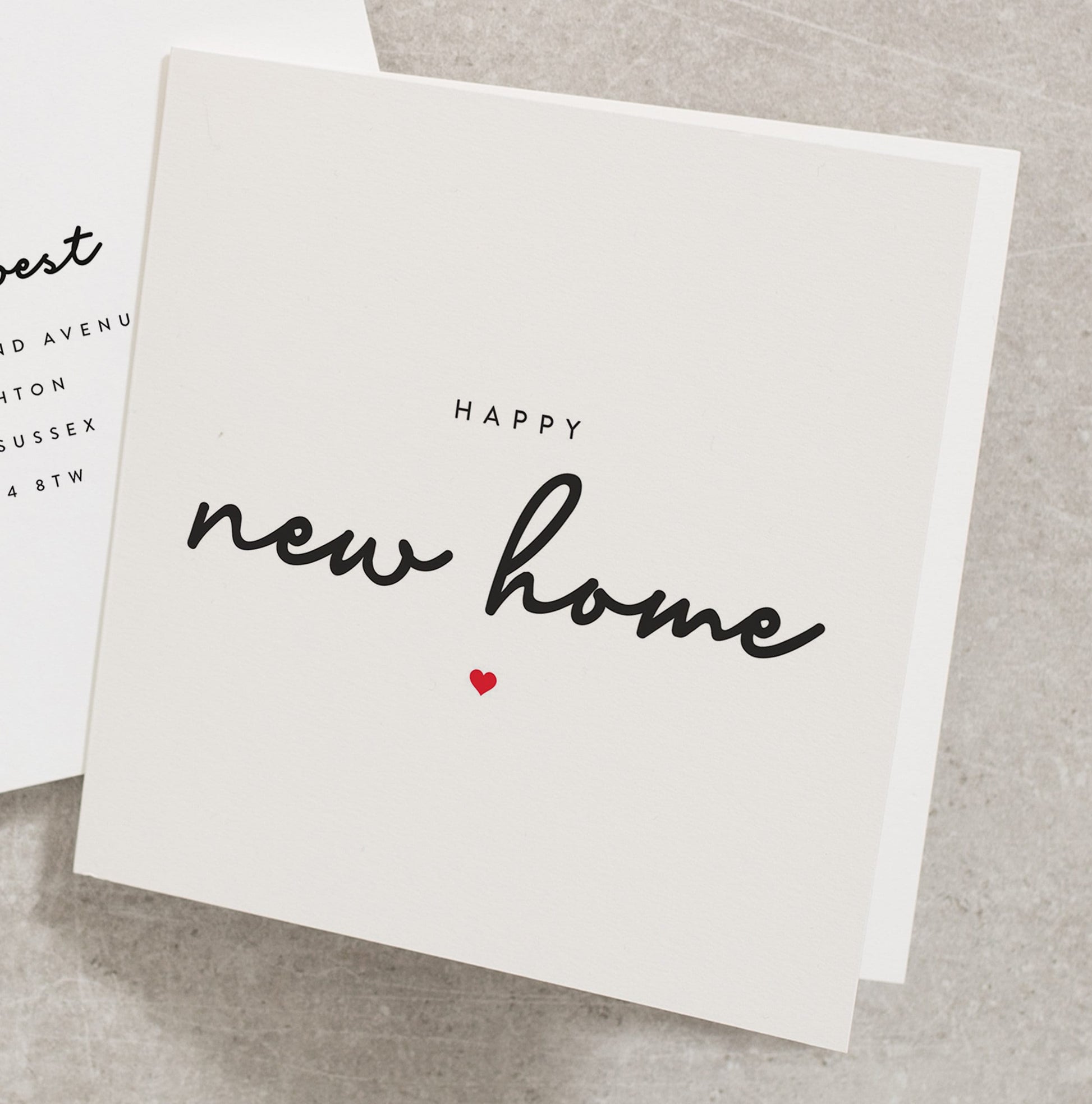 Happy New Home Card, Congratulations On New Home Card, New House Card, Housewarming Card, New Home Card For Friends, First Home Card NH001