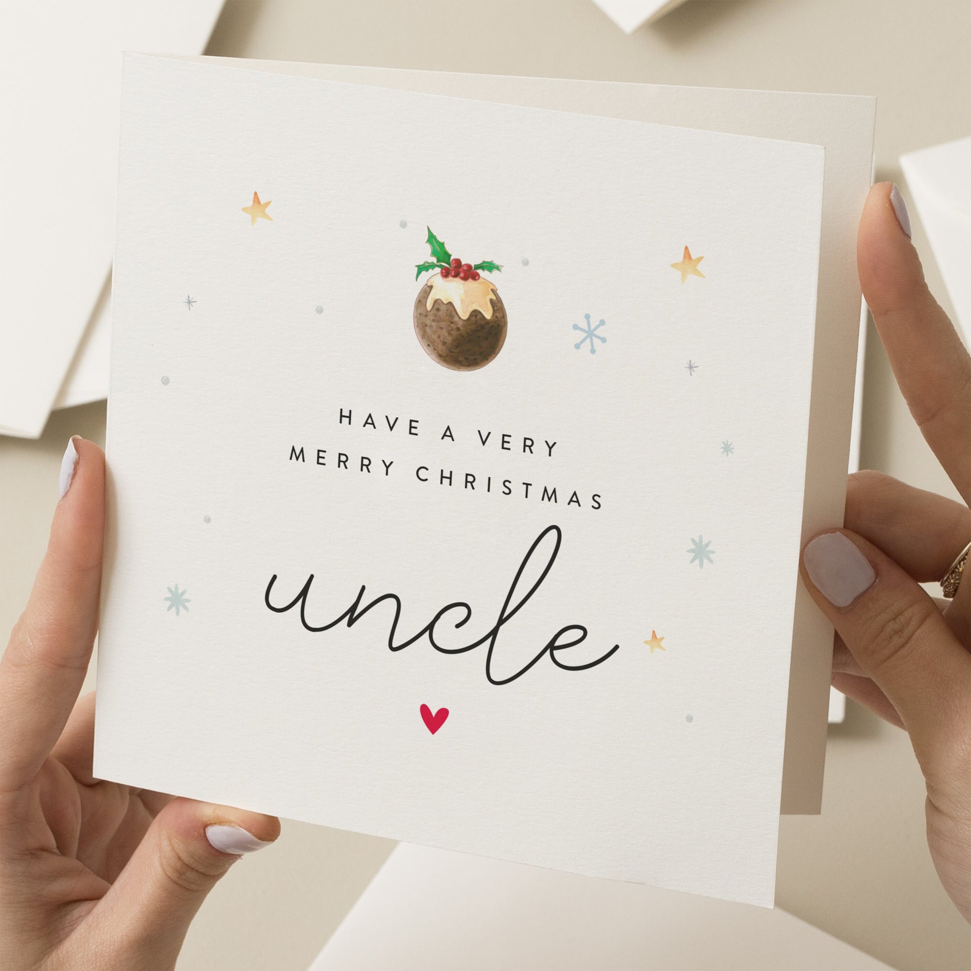 Christmas Card Uncle, Uncle Christmas Card, Christmas Card For Uncle, Christmas Uncle Card, Xmas Gift To Uncle, Special Uncle, For Man