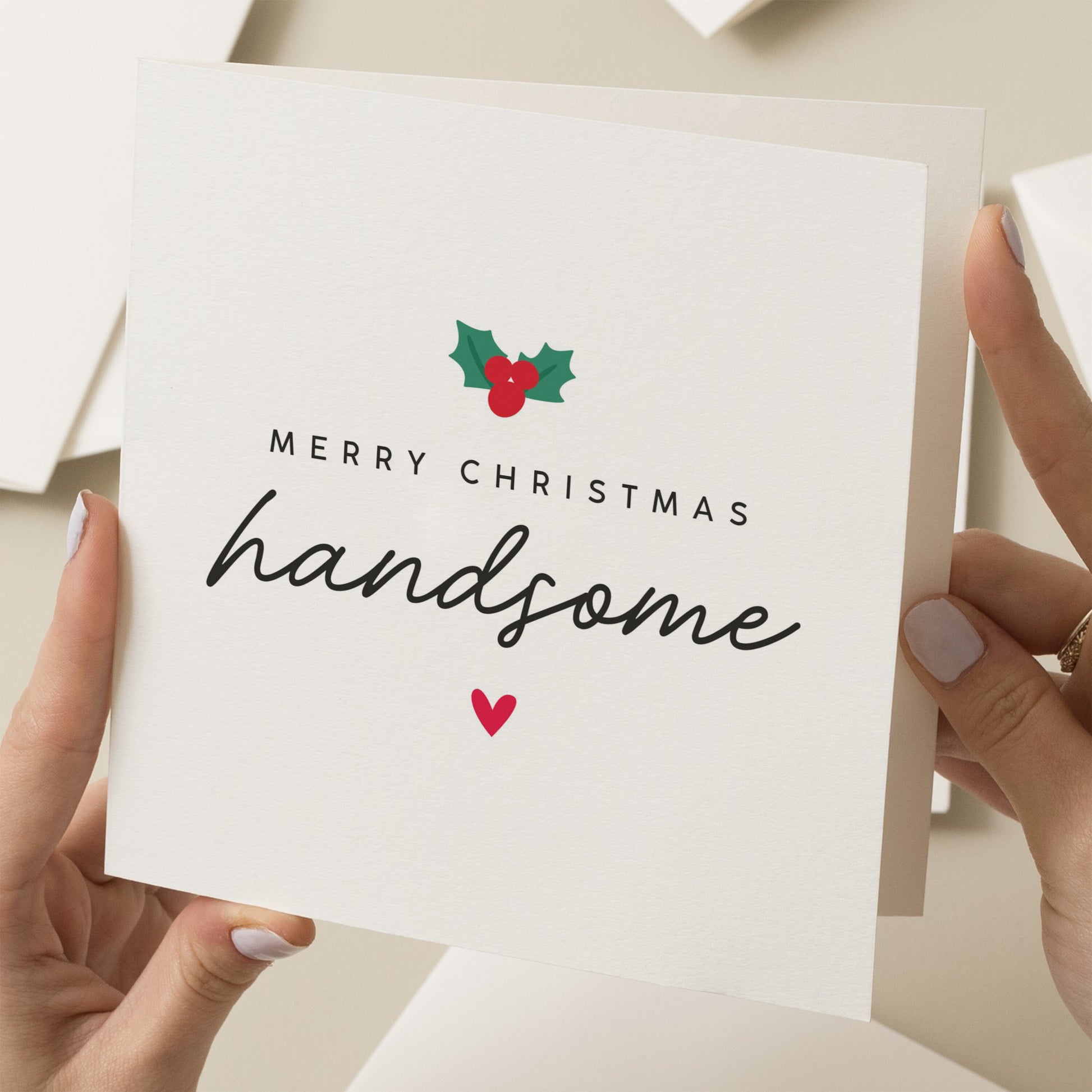 Husband Christmas Card, Christmas Card For Boyfriend, Christmas Card Husband, Romantic Christmas Card, For Him, Handsome