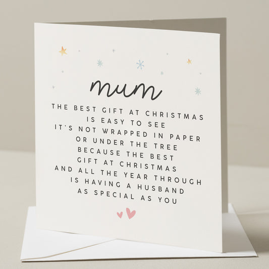 Christmas Mummy Card, Mummy Christmas Card From Baby, Mum Christmas Card, Cute Newborn Christmas Card For New Mum, Xmas Gift