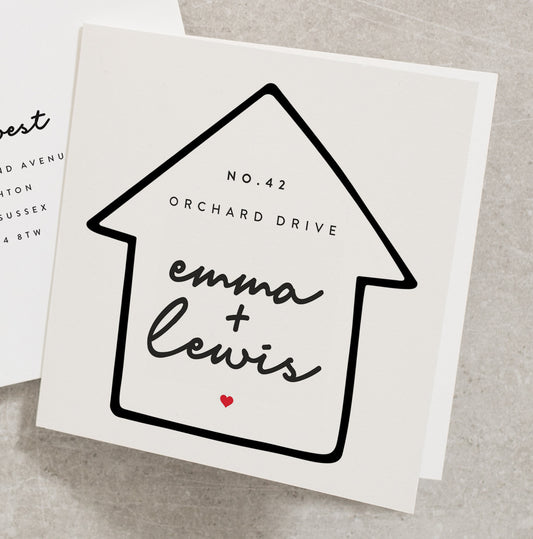 Personalised New House Card, Congratulations On Your New Home Card, Happy Moving Day Card, First Home Card, Congrats New House Card NH012