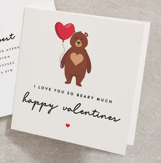 Cute Valentines Day Card For Boyfriend, Husband Valentines Day Card, Happy Valentines Day Card For Him, Partner Valentines Day Card VC228