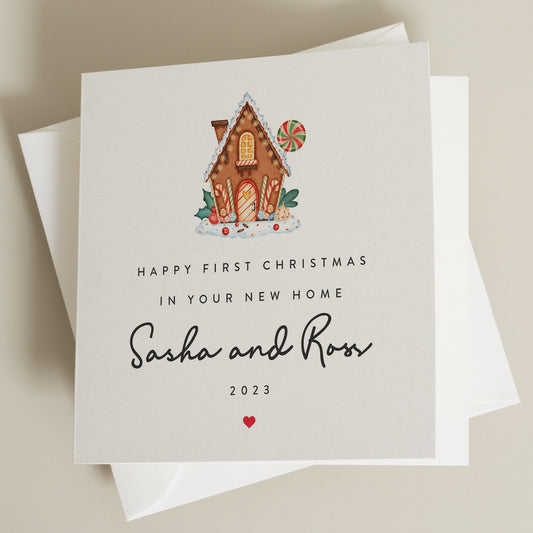 Merry Christmas In Your New Home Card, New Home Christmas Card, First New Home Christmas Card, Personalised New Home Christmas Card CC863