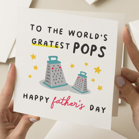 Personalised Card For Grandad, Cheesy Fathers Day Card, Grandad Fathers Day Gift, Cheese Joke Card, Pun Fathers Day, Cheese Gift For Pops