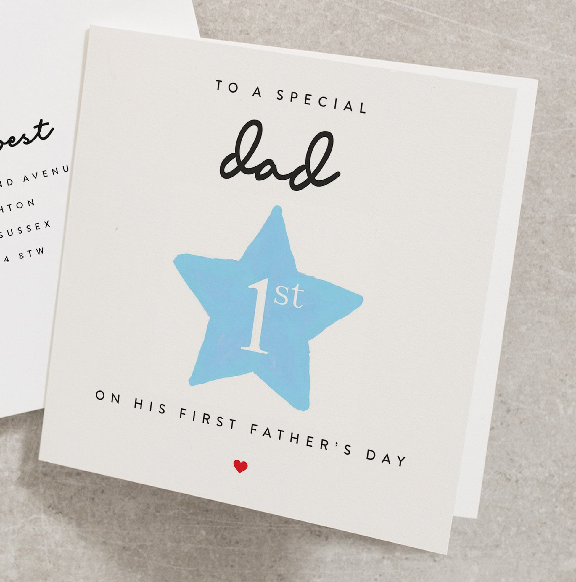 First Fathers Day Card, Happy First Fathers Day Card, Cute First Fathers Day Card, 1st Fathers Day Card, Happy Fathers Day Card FD141