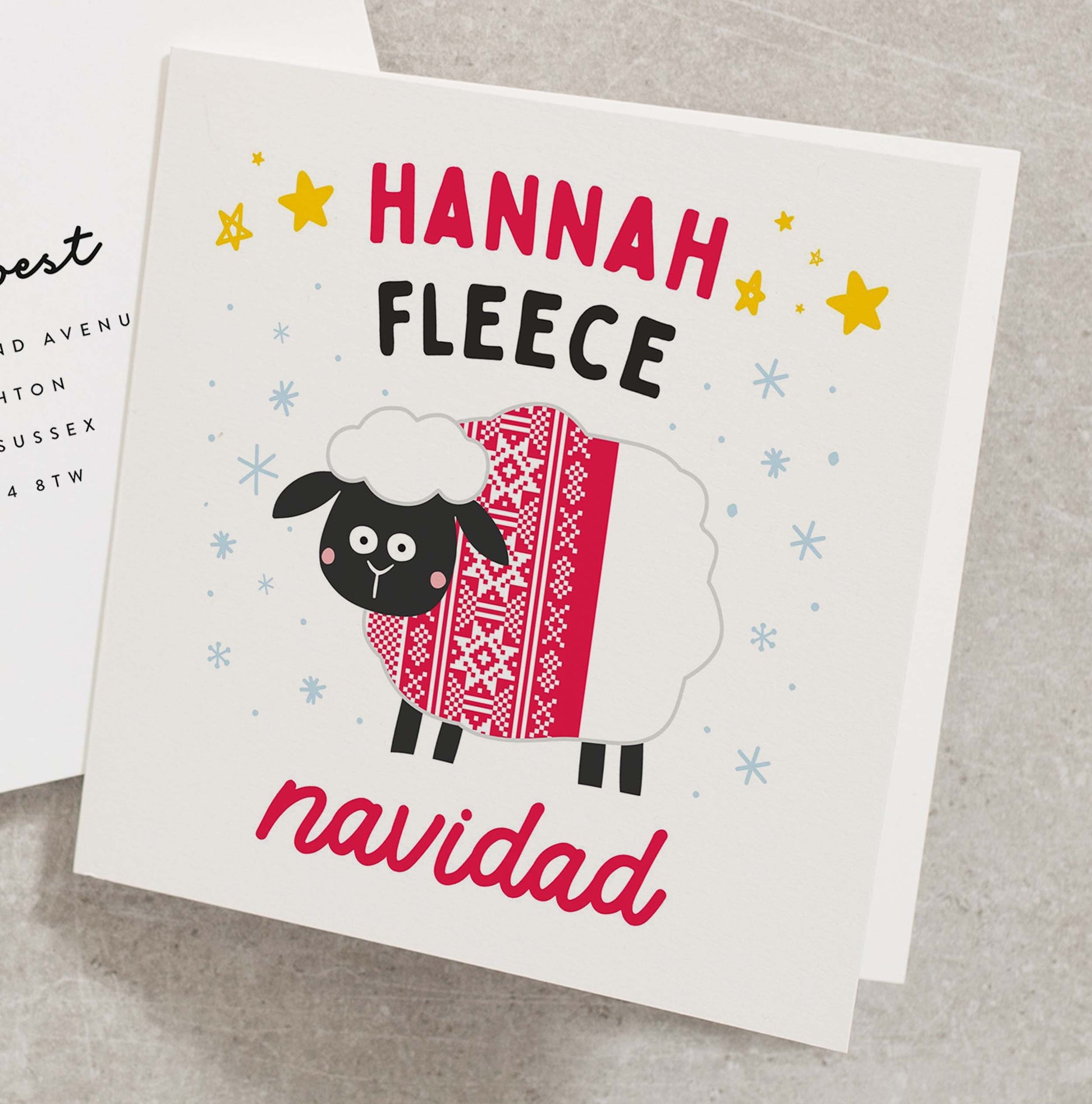 Personalised Funny Christmas Card, Feliz Navidad Card, Joke Christmas Card, Silly Christmas Card, Merry Christmas Card, Xmas Card CC806