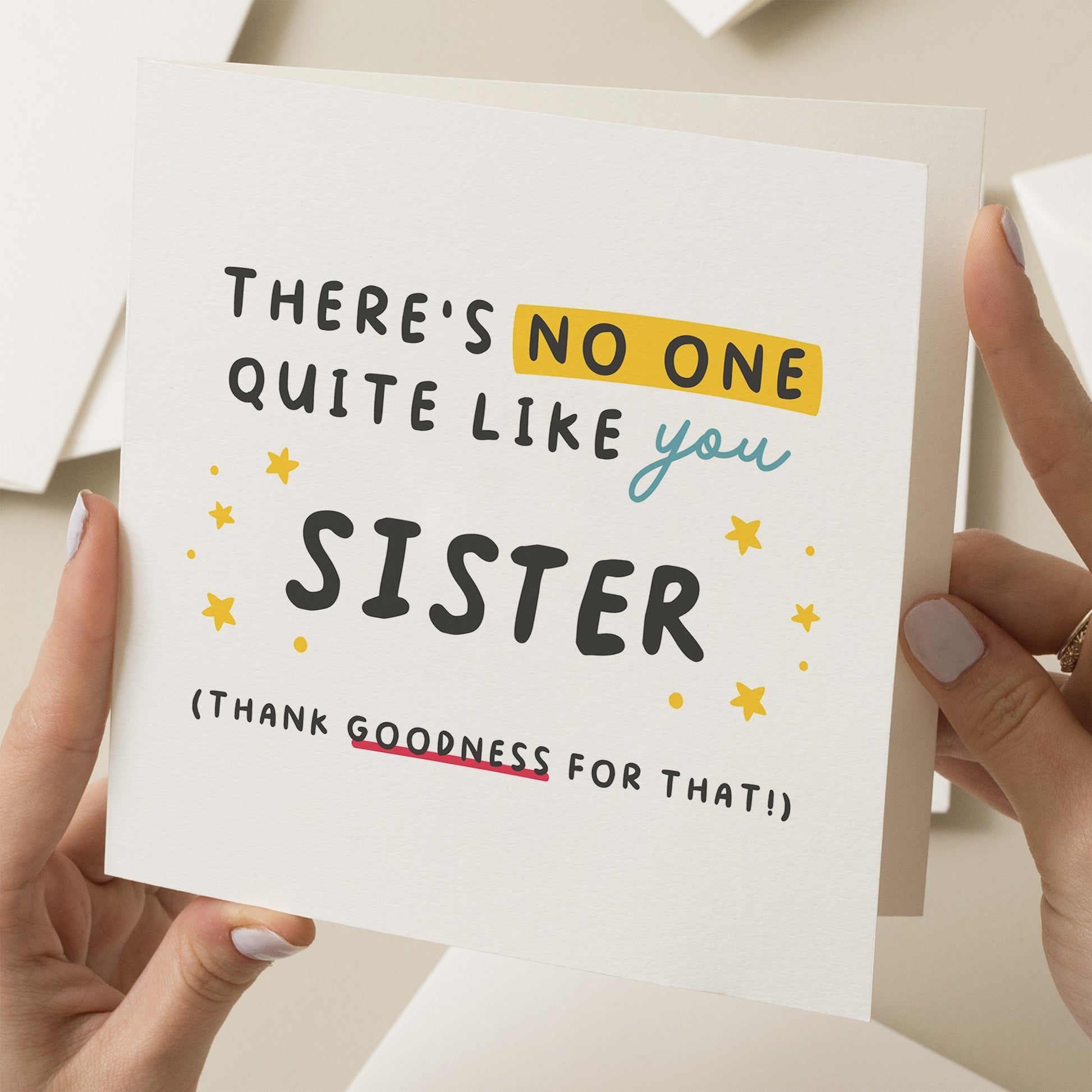 Birthday Card For Sister, Funny Birthday Card For Sister, Birthday Gift For Sister, Funny Birthday Card For Her, Big Sister, Little Sister