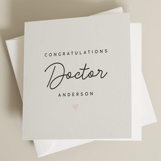 New Doctor Graduation Card, Doctor Graduation Card, Congratulations On Your Graduation Card, Proud Of You Card, New Nurse Gift, Grad Doctor