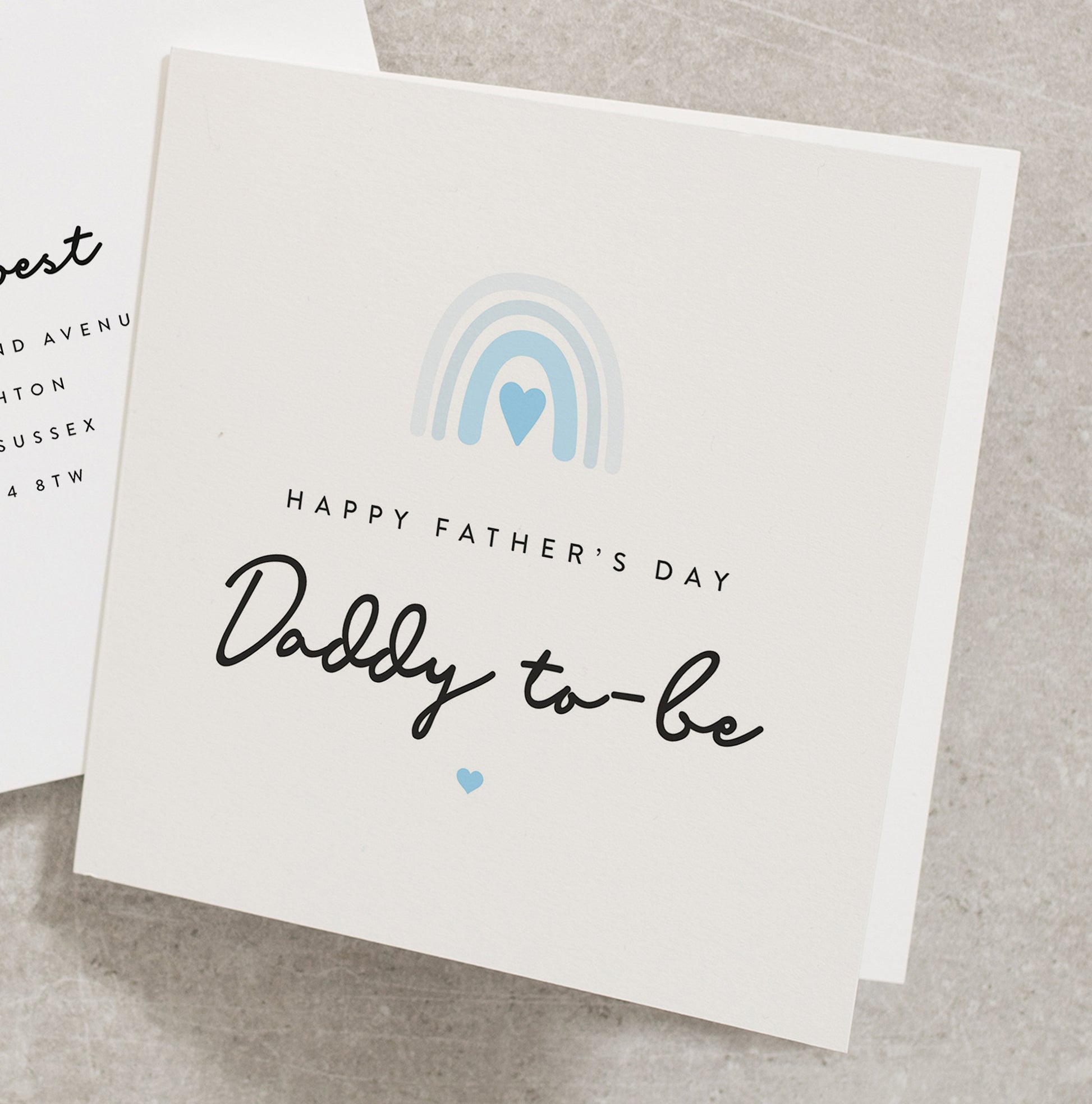 Daddy To Be Father&#39;s Day Card, To My Daddy To Be Card, Personalised Daddy To Be Card FD192