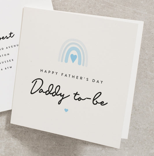 Daddy To Be Father&#39;s Day Card, To My Daddy To Be Card, Personalised Daddy To Be Card FD192