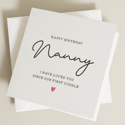 Card For Nanny, Grandma Birthday Card From Baby, Card To Her, Birthday Gift For Nanny, Special Nanny Birthday Card, Grandma, Nan, Nanna