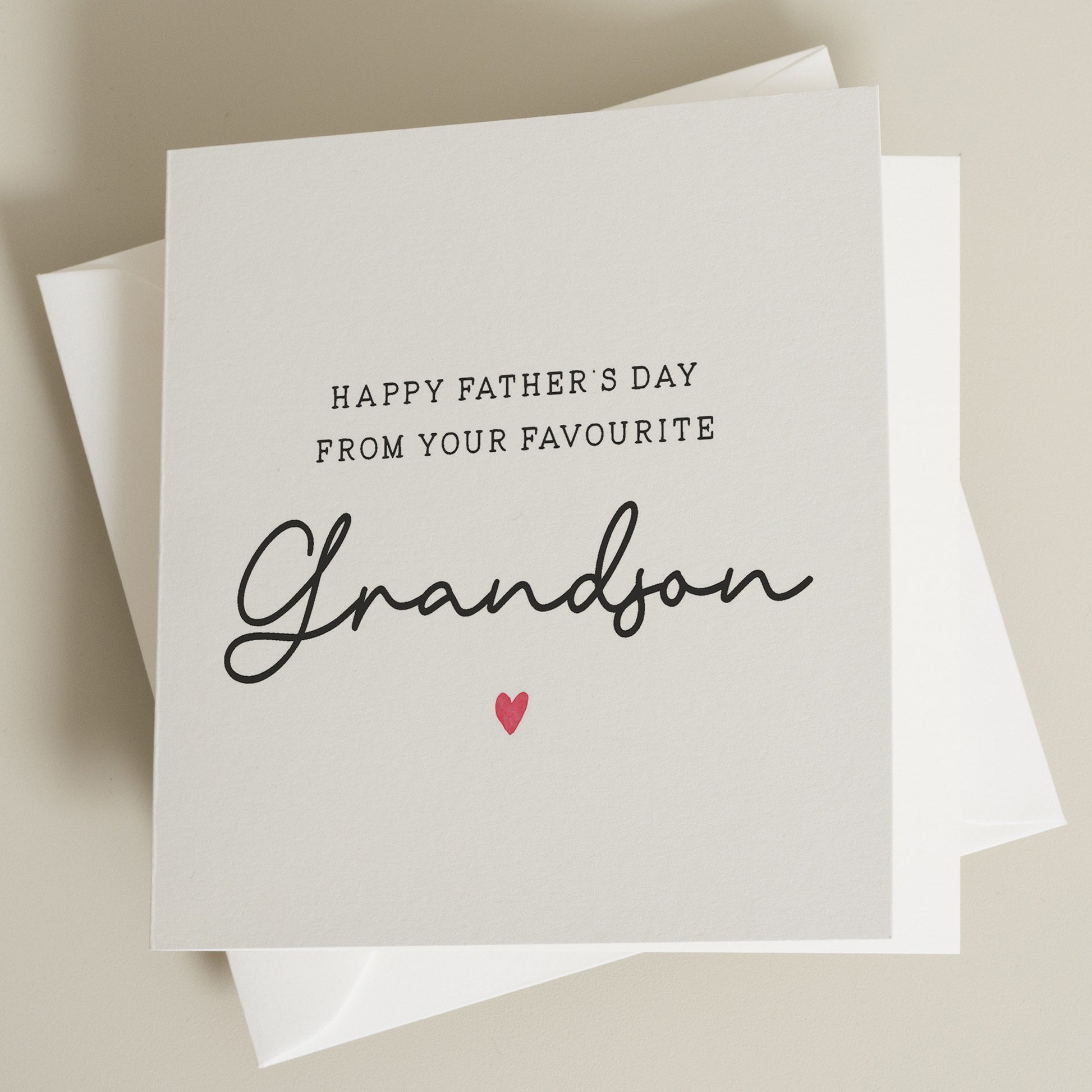 Joke Fathers Day Card From Grandson, Funny Fathers Day Card For Him, Grandad Fathers Day Card, Card To Grandad, From Your Favourite Grandson