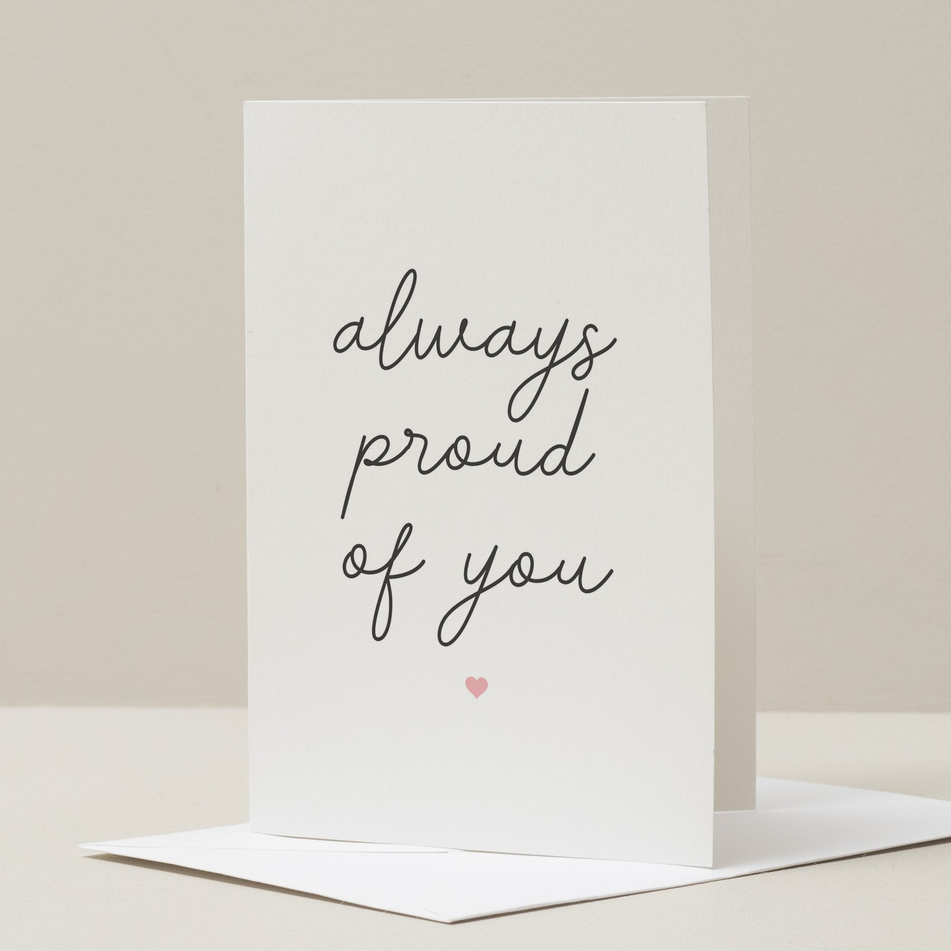 Always Proud of You Card, Well Done Card, New Job Card, Congratulations Card, Graduation Card, New Chapter, Passed Exams, Encouragement