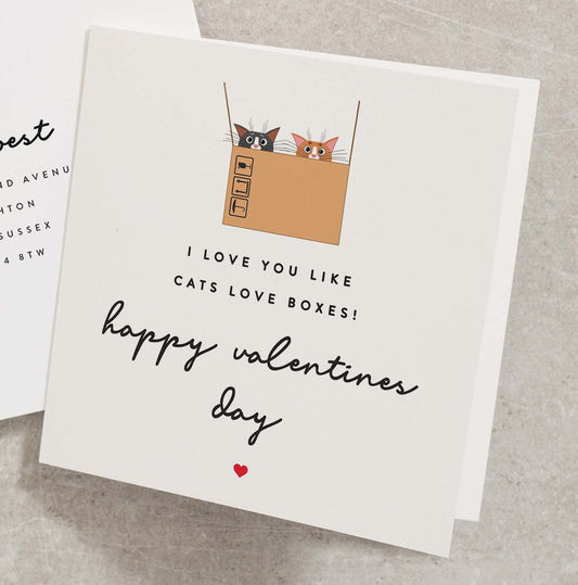 Valentines Day Card For Boyfriend, Happy Valentines Day Card For Husband, Valentines Card For Partner, Cute Valentines Day Card VC222