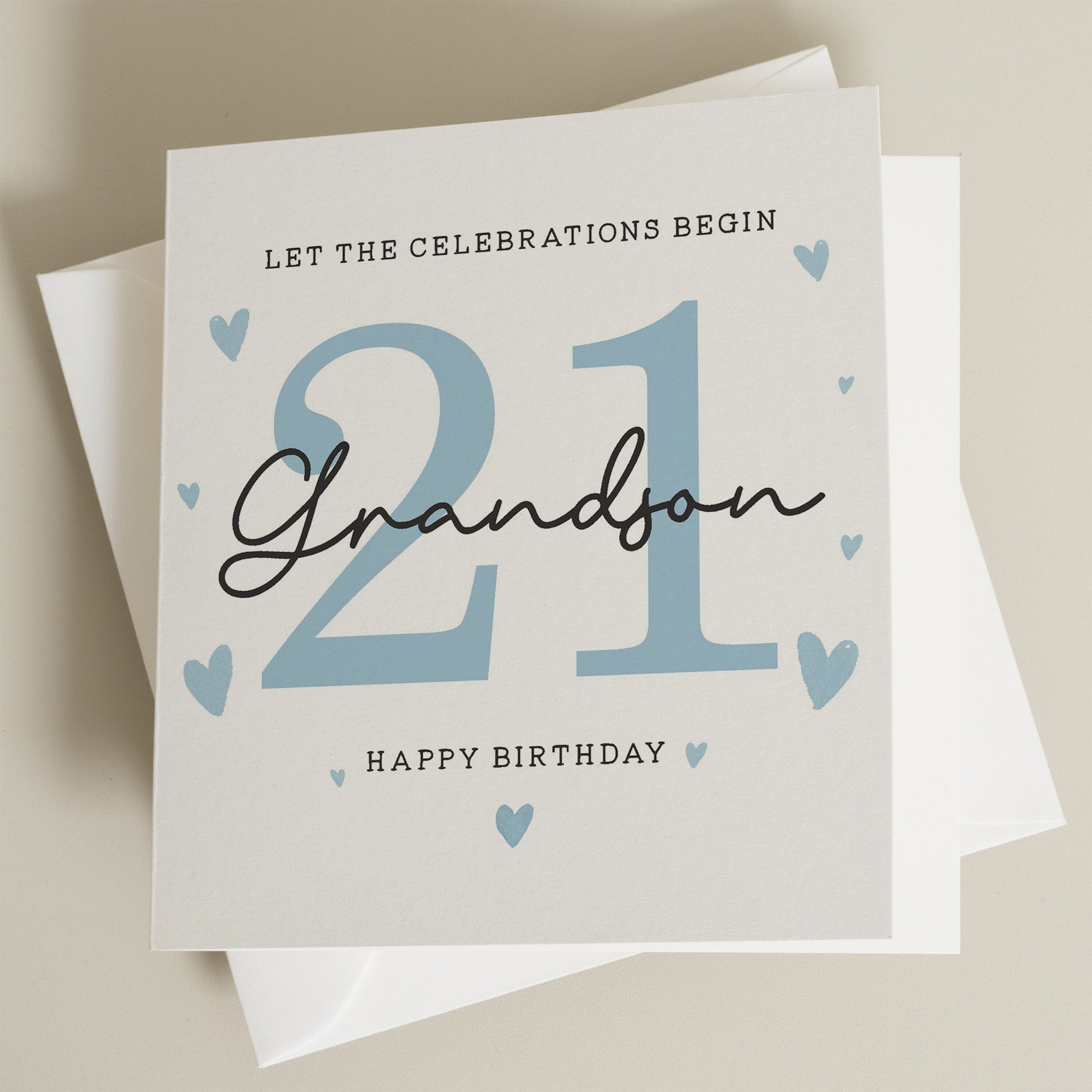 21st Birthday Card, For Grandson, Grandson 21st Birthday Card, 21st Birthday Card For Grandson, 21st Birthday Gift For Him, Twenty First