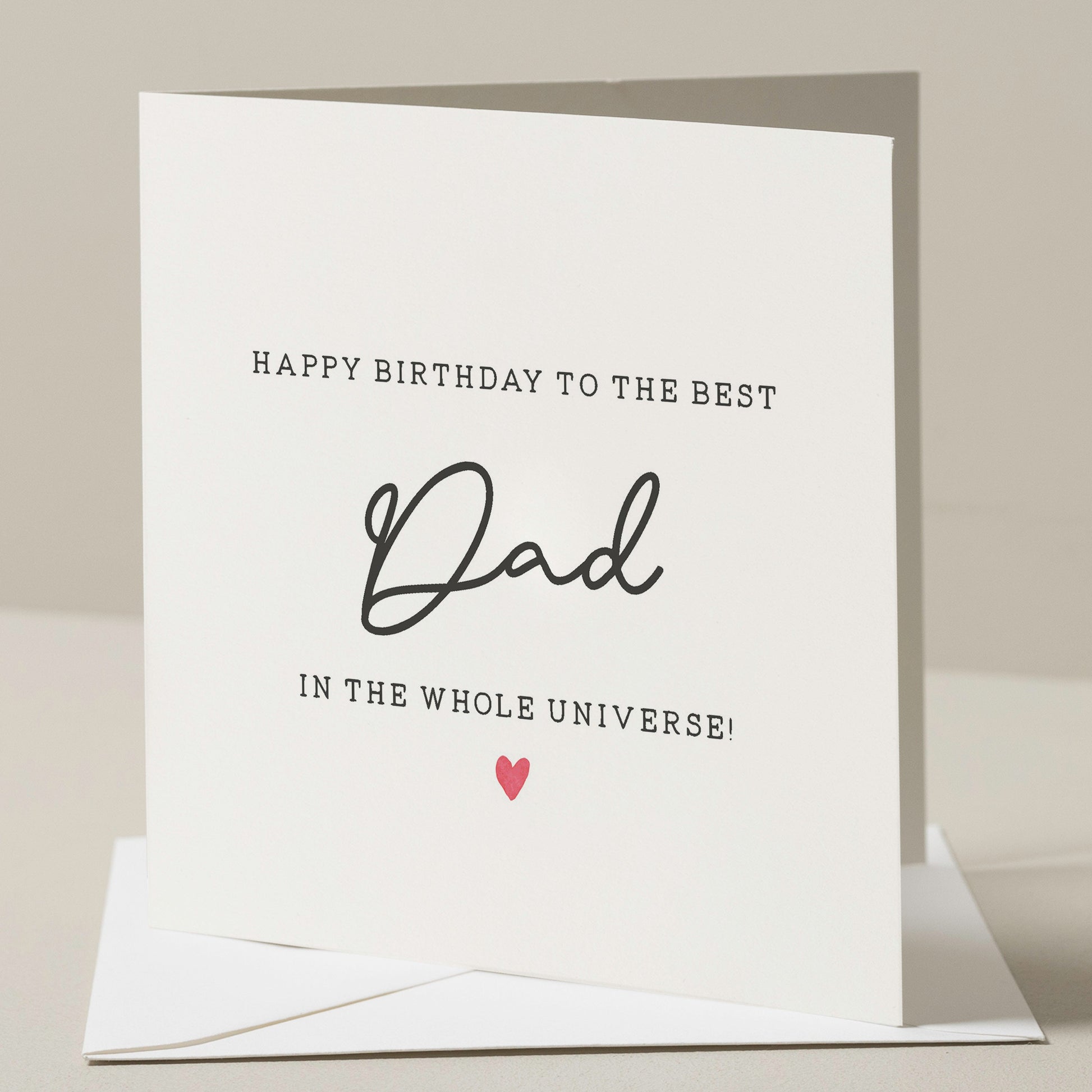 Best Dad Birthday Card, Birthday Card For Dad, Birthday Gift For Dad, Happy Birthday Dad, Birthday Dad Gift, Simple Card To Dad