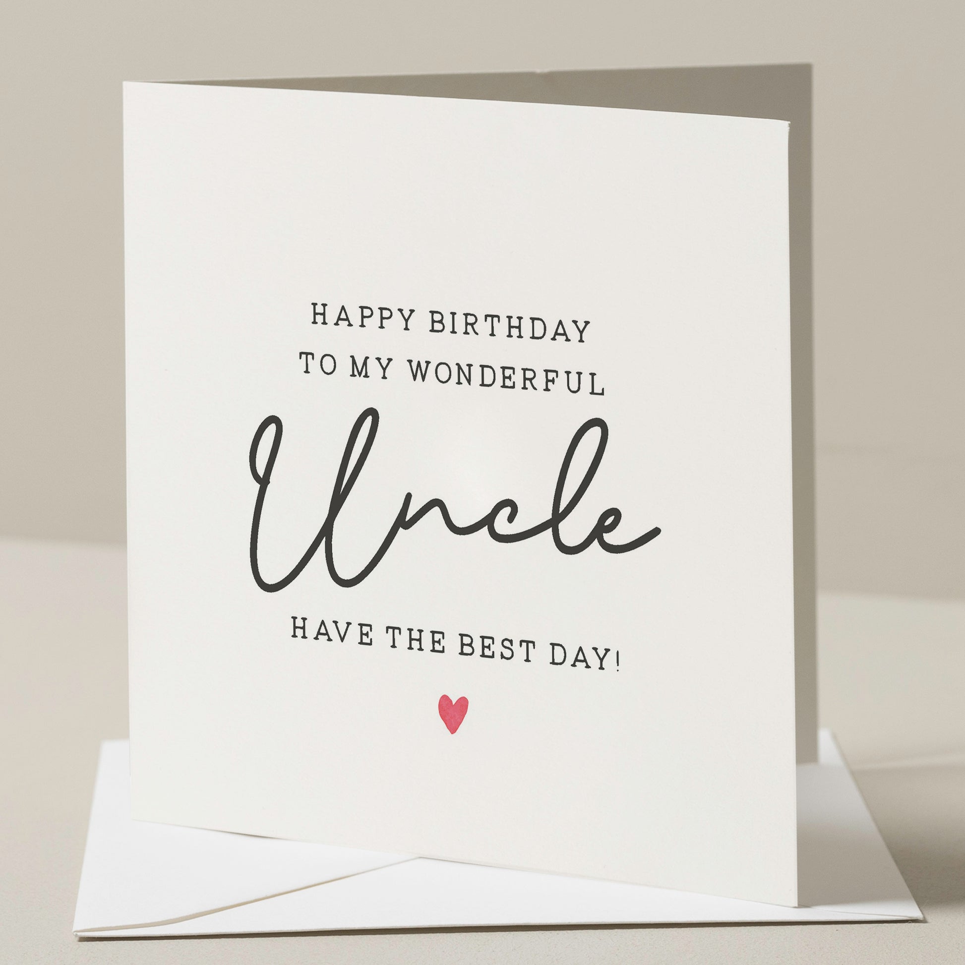 Uncle Birthday Gift, Wonderful Uncle Birthday Card, Happy Birthday Uncle Card, Birthday Gift For Him, Birthday Gift For Uncle